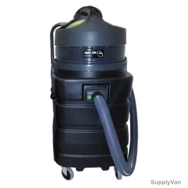 NSS Wet and Dry Vacuum Cleaner, Alpha 100, 106 CFM, 100L, 1.34HP, Black and Green — image 1