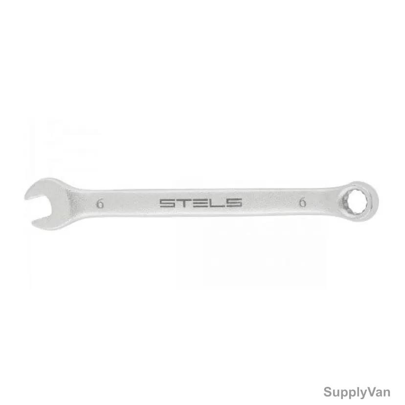 Stels Combination Ratchet Wrench, 15202, CrV Steel, 6MM — image 1