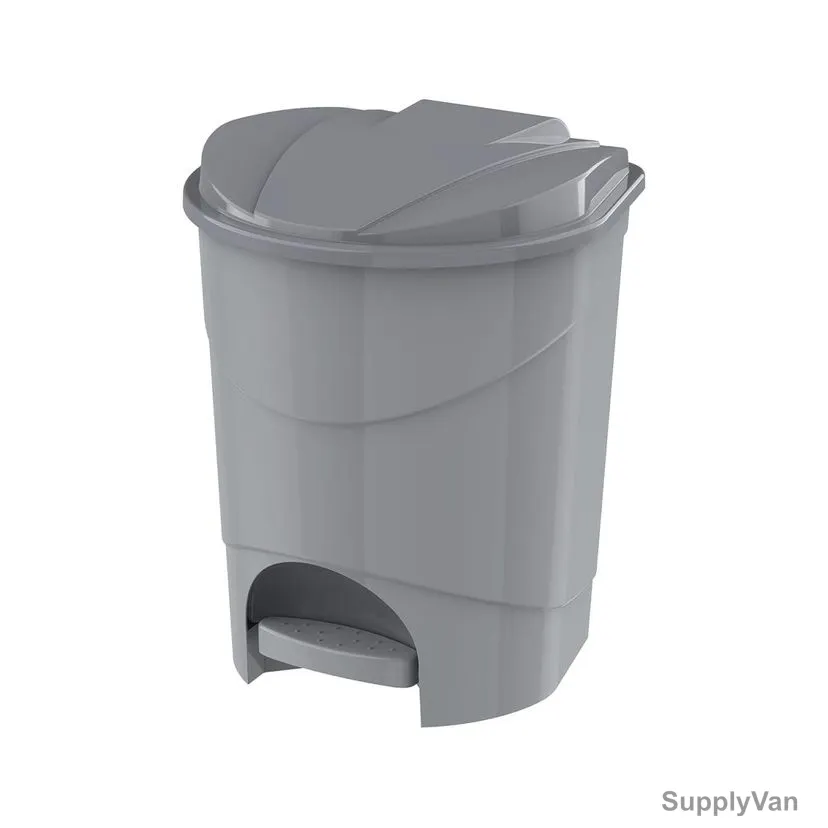 Cosmoplast Pedal Waste Bin, IFHHXX312PG, Plastic, 10 Ltrs, Grey — image 1