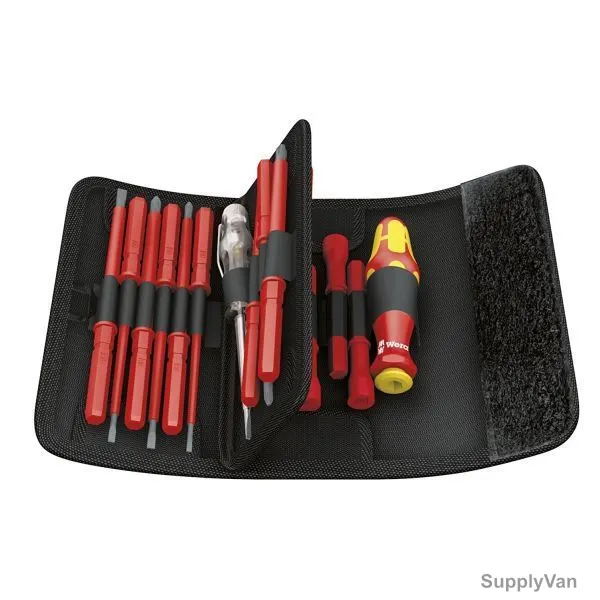 Wera Screwdriver Set, 5003471001, Kraftform Kompakt, 18PCS