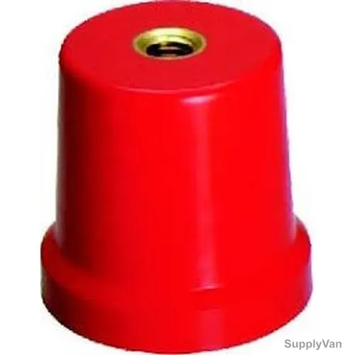 Conical Insulator, 25 x 6MM, Red