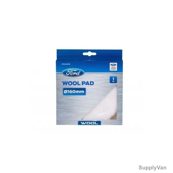 Ford Wool Pad, FPTA-02-0006, Wool Pad, 160MM, White