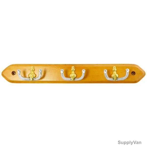 Wood And Metal Cloth Wall Hanger, 36CM