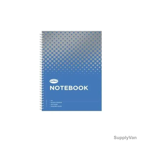 Navneet Spiral Soft Cover Notebook, NAV85508, A4, 80 Sheets, Blue — image 1