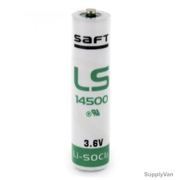 Saft Lithium Battery, LS-14500, 2600mAh, 3.6V — image 1