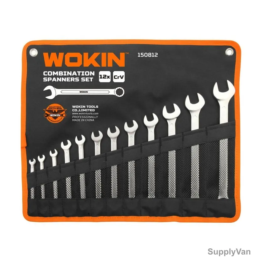 Wokin Combination Spanner Set, SHGT-W-150812, 12 Pcs/Set