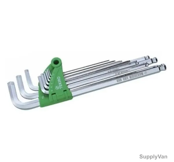 Tekiro Hex Key Set, W-HK9BL, 9PCS