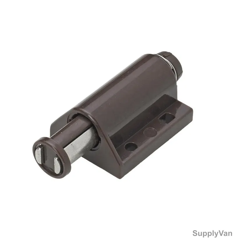 Yingda Single Magnetic Door Catcher, YD-906A, Iron and Plastic, 29x34MM, Brown — image 1