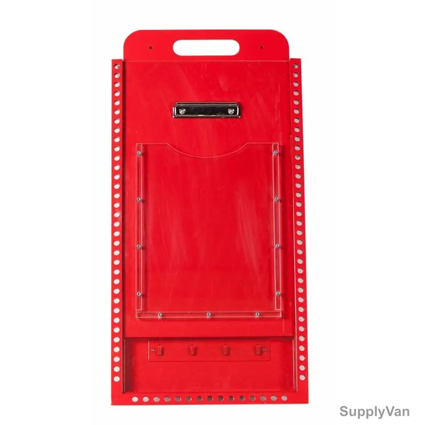 Loto-Lok Group Lock Box, GLB-AL-83, Aluminium, 680 x 340MM, Red