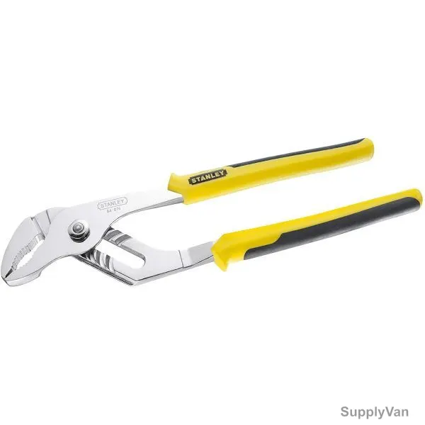 Stanley Water Pump Plier, 0-84-076, Carbon Steel, 240MM, Black and Yellow — image 1
