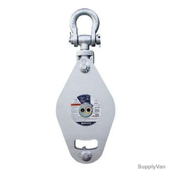 Crosby Tower Hoist Block With Shackle, 2020170, M-491G, 8 Inch, 4 Tons Loading Capacity