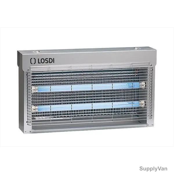 Losdi Insect Killer, CL-2X15-A, Medium, Stainless Steel, Silver