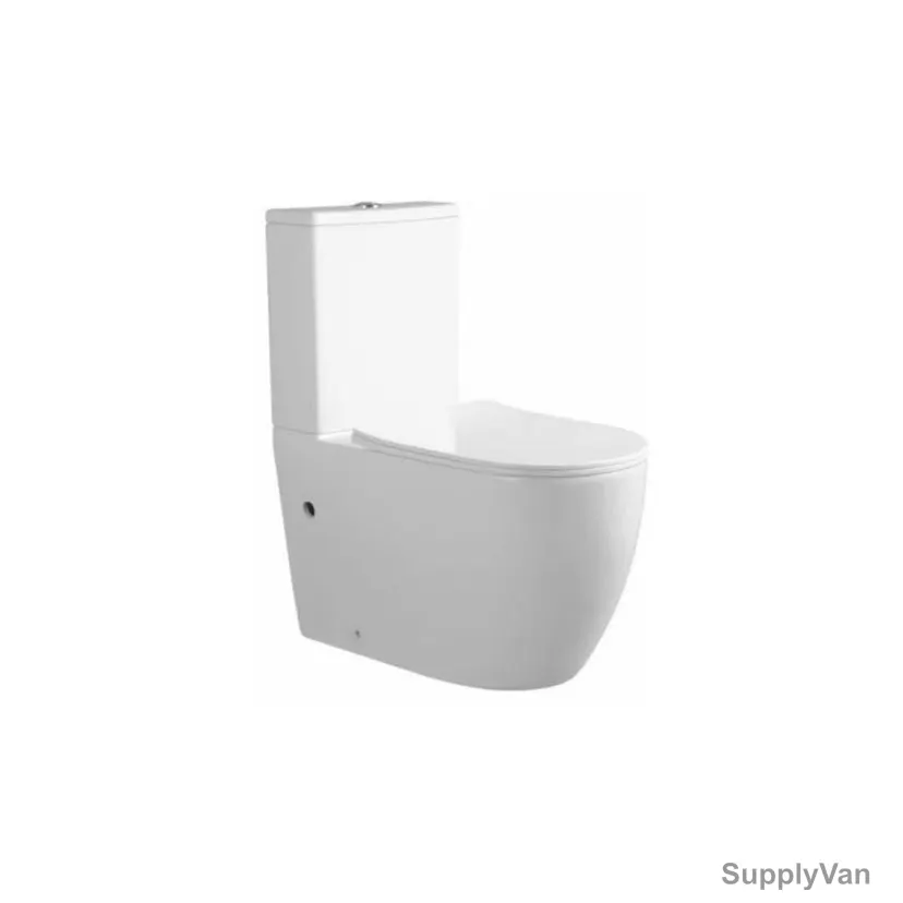 Sonet Two-Piece S-Trap Water Closet, 2060, Arc, Ceramic, 80CM Height x 60.5CM Width x 37CM Length, White