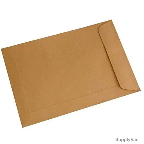 Square Envelope, A4, 10 x 12 Inch, Brown, 250 Pcs/Pack