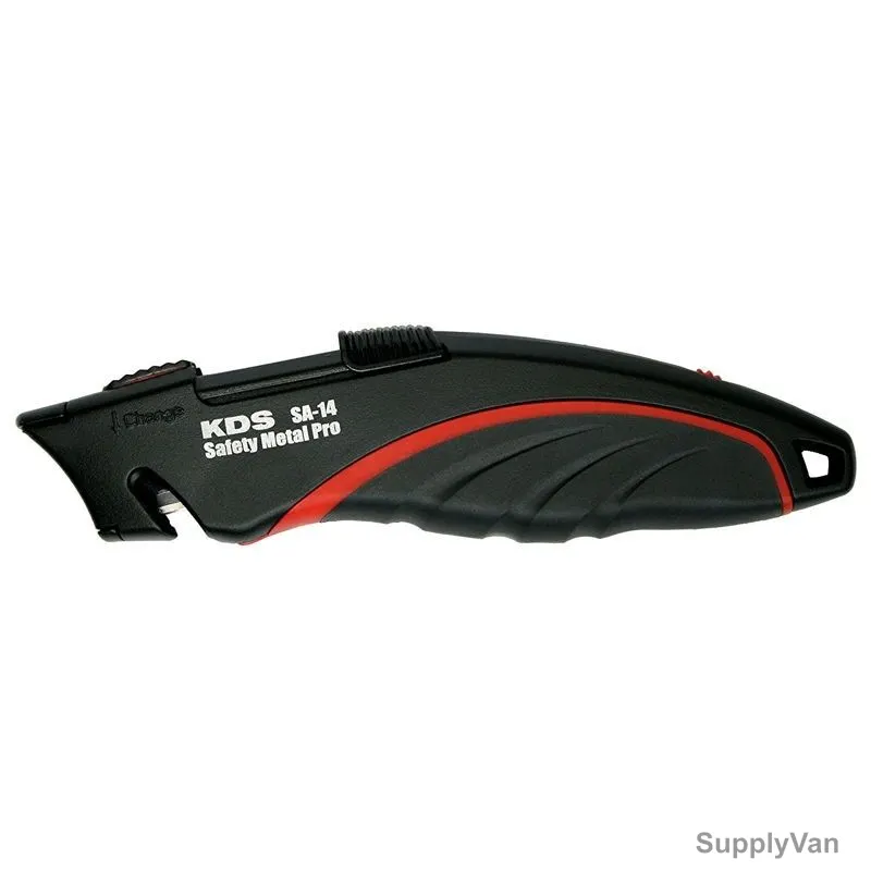 Kds Auto Self-Retracting Safety Knife, SA-14, Metal Pro, 19MM Blade Width — image 1