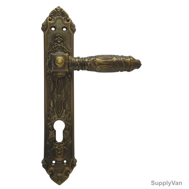 Burano Door Handle, AA7-AA34, Zinc, Screw Mount, 250MM