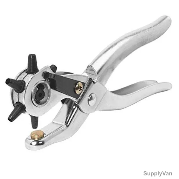 Robustline Hole Punch Plier for Leather, Silver