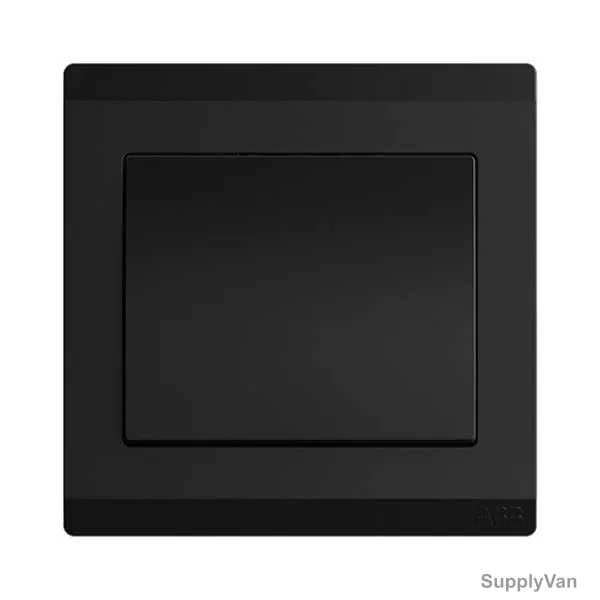 Abb Electrical Switch, BL105-885, Inora, 1 Gang, 2 Way, 10AX, Starry Black
