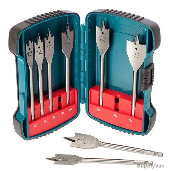 Makita Spade Bit Set, P-52093, 150MM, 8PCS