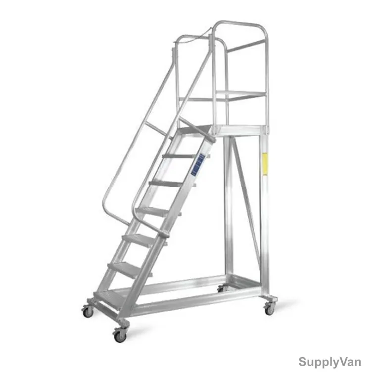 Topman Rolling Staircase, RSAL3, Aluminium, 2+1 Steps