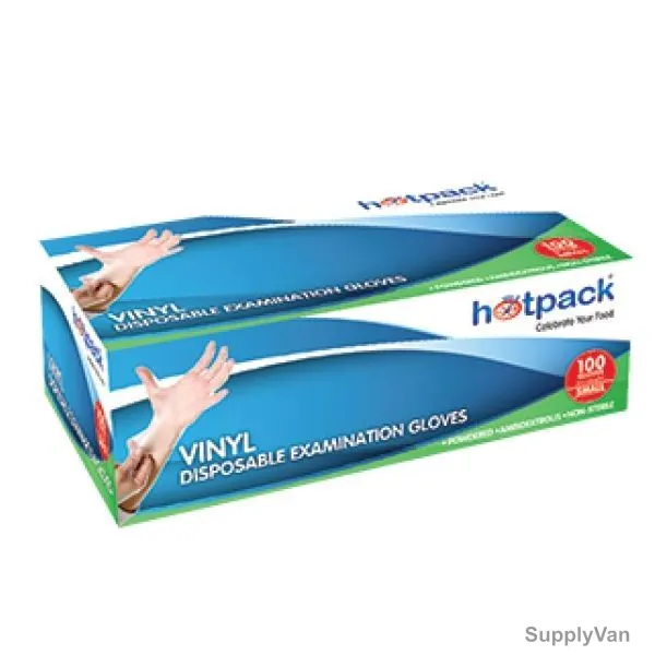 Hotpack Powdered Vinyl Gloves, VGXL, XL, 1000 Pcs/Carton — image 1