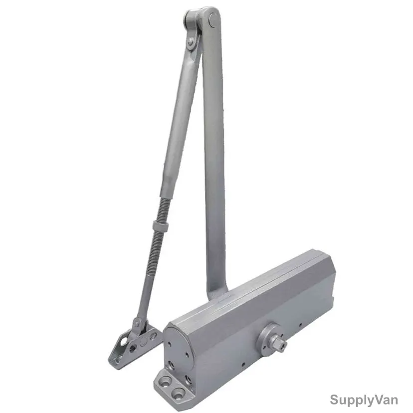 Dorfit Door Closer, DT074, 1400MM Door Width, 25-150 Kg Weight Capacity, Silver — image 1