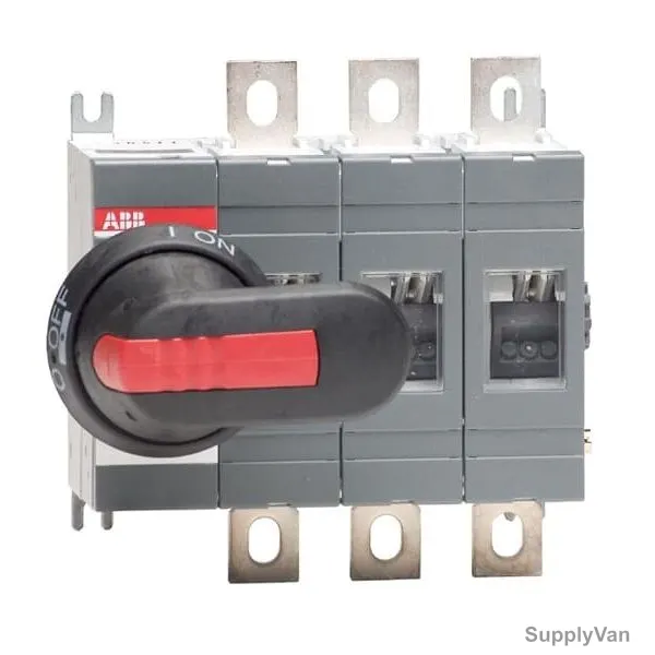 Abb Base Mounted Switch Disconnector, OT160EV03P, 3 Pole, 1000V, 200A