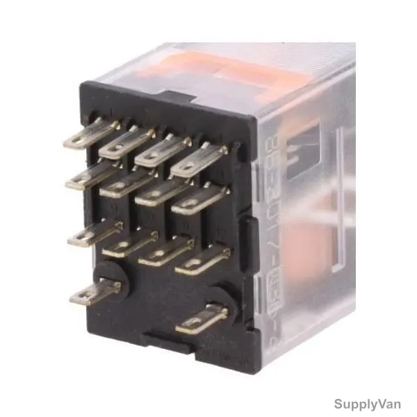 Schneider Electric Miniature Plug-In Relay, RXM4AB1BD, 24VDC