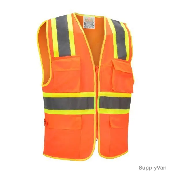 Empiral Safety Vest, E108073601, Twinkle, Orange, S — image 1