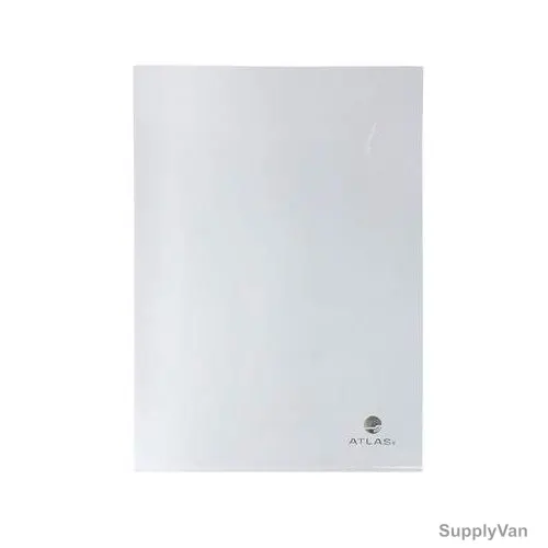 Atlas File Folder, F31428, A4, 180 Mic, Clear White