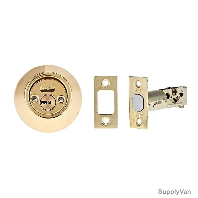 ACS Dead Lock 102 Key, 102-PB-H-S-LxL, Gold
