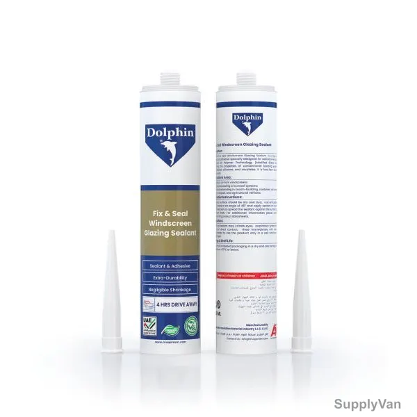 Dolphin Windscreen Glazing Sealant, Fix & Seal, 310ML, PK12