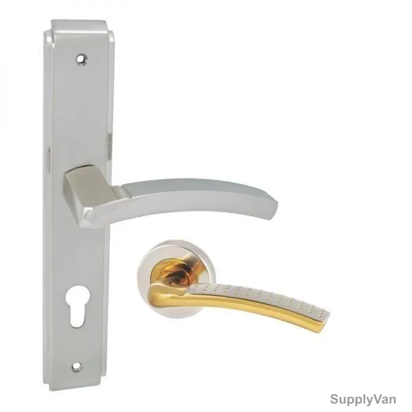 Ozcanlar Door Handle, IZMIR, Zinc, Screw Mount, 250MM