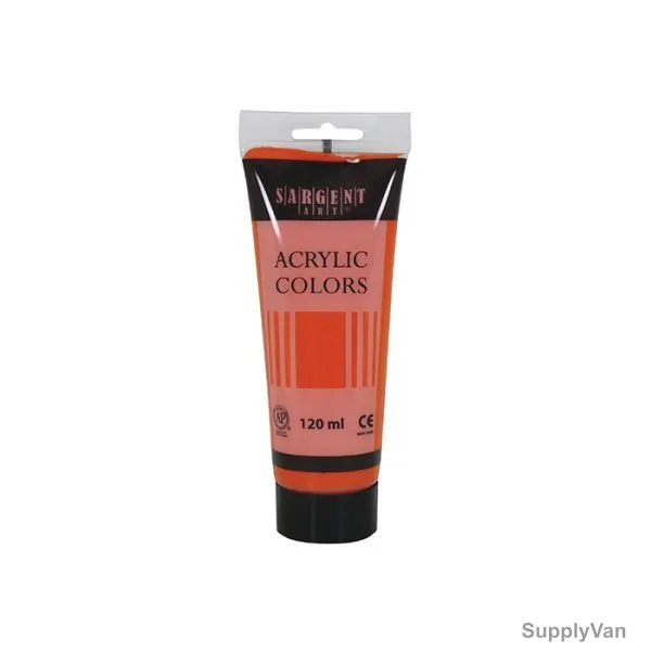Sargent Art Acrylic Paint, SA23-0314, 120ml, Cadmium Orange Hue