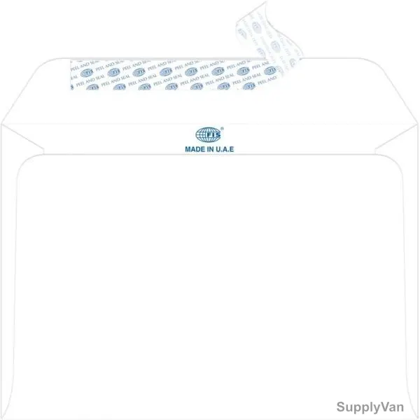 FIS Peel and Seal Envelope, FSWE1226P25, 162 x 229MM, 120 GSM, White, PK25