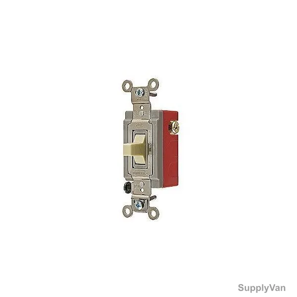 Hubbell 4 Way Toggle Switch, HUBHBL1388I, 30A, 120-277VAC