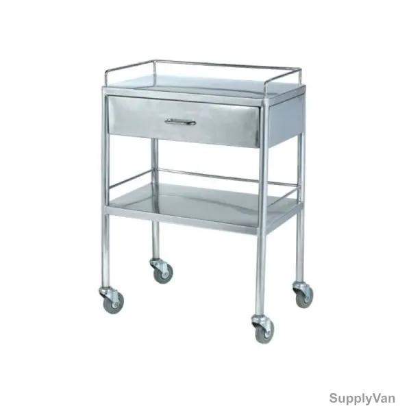 3W Dressing Trolley, 3W-D11, Silver