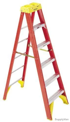 Altec Werner Step Ladder, 6206, 6 Steps, 1.7 Mtrs, 136 Kg Weight Capacity