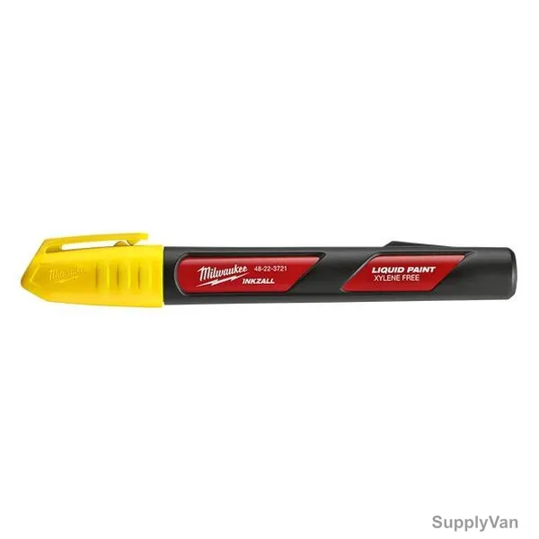 Milwaukee Paint Marker, 48223721, Inkzall, Yellow