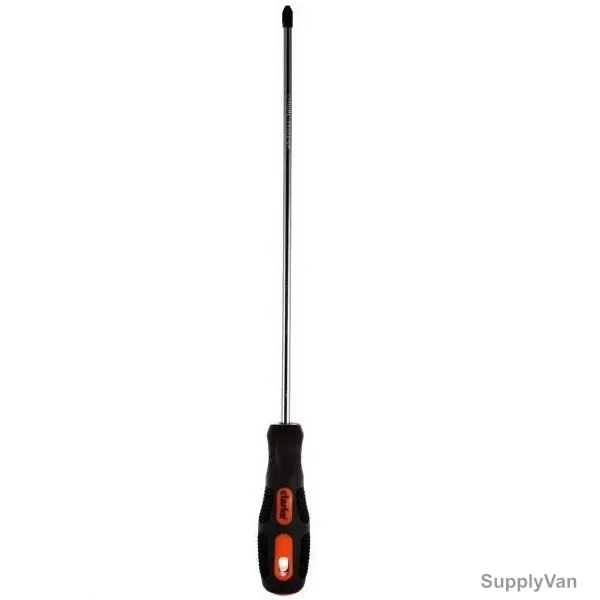 Clarke Fibre Handle Phillips Screwdriver, SDP12FC, 12 Inch Length