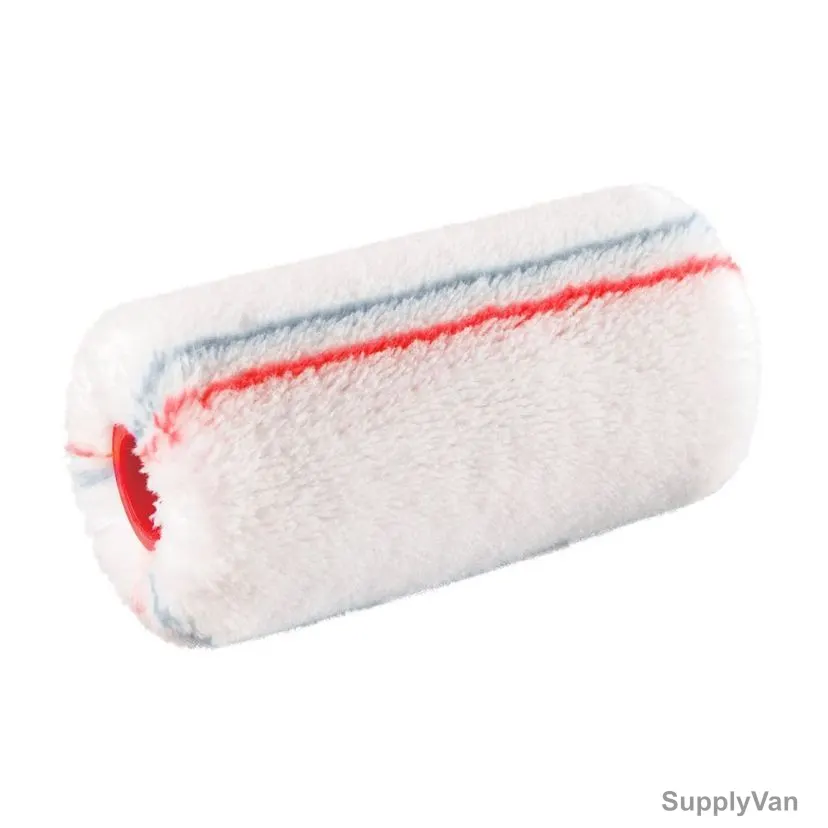 Beorol Paint Roller Cover, VJMSCR188, Jumbo Master Classic, White and red