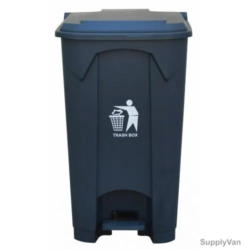 Brooks Pedal Waste Bin, BKS-PDL-1188, 80 Ltrs, Grey