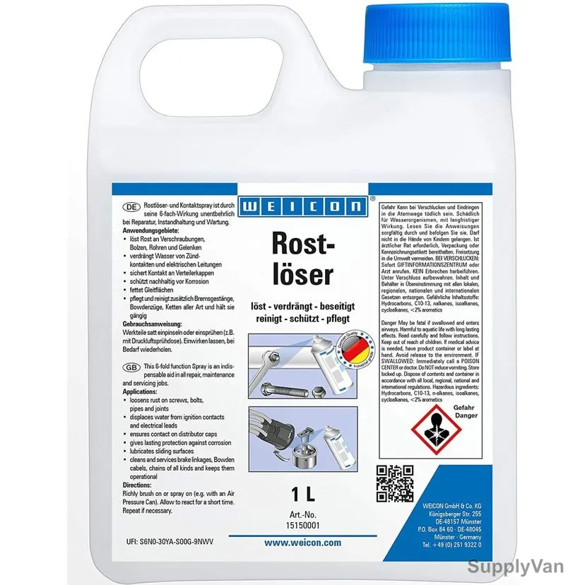 Weicon Rust Loosener, 15150001, 1 Ltr