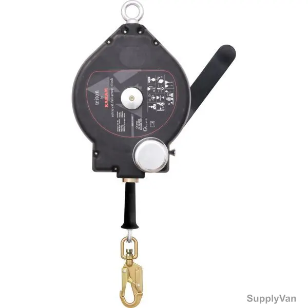 Karam Retractable Fall Arrester, PCGS30R, 30 Mtrs, Black