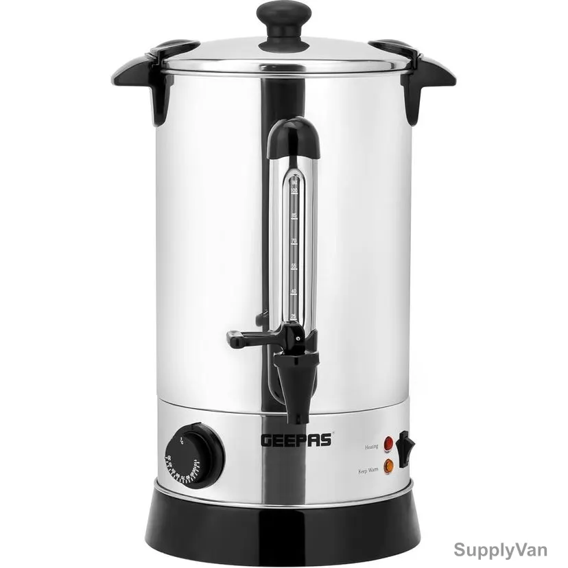 Geepas Water Boiler, GK5219, Stainless Steel, 1650W, 15 Ltrs, Silver/Black — image 1