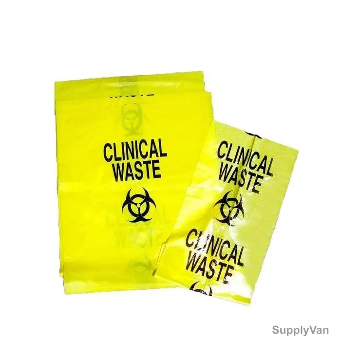 Infectious Linen High Density Isolation Medical Waste Bag, YWB-01, 110 x 130CM, Yellow, 5 Pcs/Pack