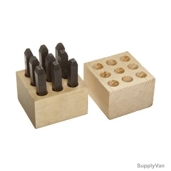 Young Bros Stamp Figure Set, 02093, 3/32 Inch, 9PCS