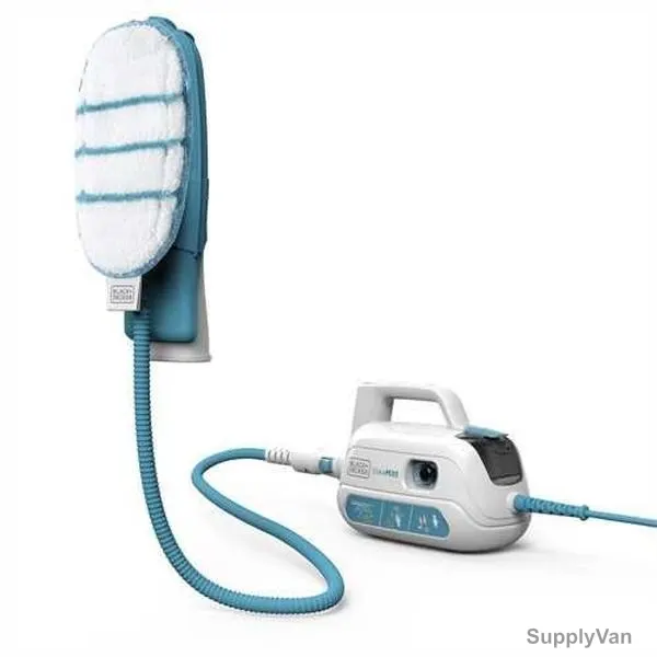 Black and Decker Steam Cleaner W/ SteaMitt, FSH10SM-B5, Plastic, Blue and White — image 1