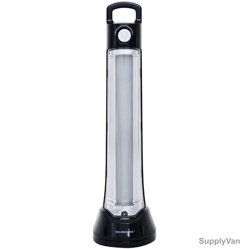 Olsenmark Rechargeable LED Emergency Lantern, OME2688, 4V, 3000mAh, 80 LED, Black