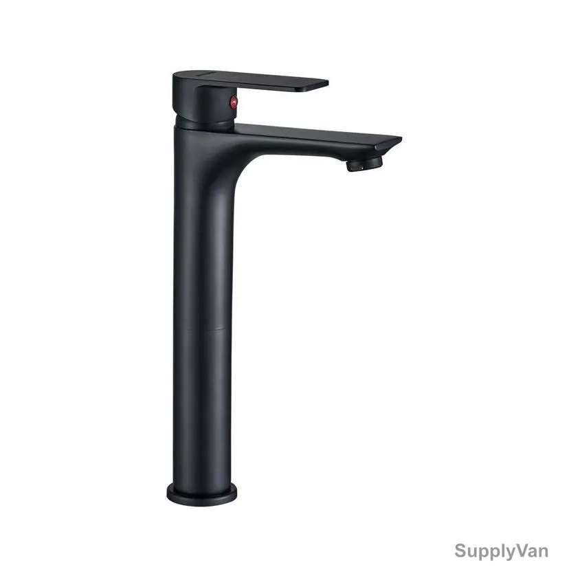 Milano Basin Mixer, Lemo Art, Brass, Matt Black Finish — image 1